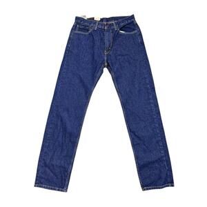Levi’s Mens 505 Straight Leg Jeans – Dark Blue – Size 33x32